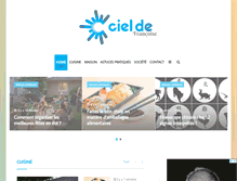 Tablet Screenshot of cieldefrancoise.com